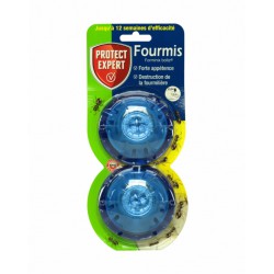 Anti-fourmis - 2 boîtes d'appâts - PROTECT EXPERT - Insectes rampants - DE-456856