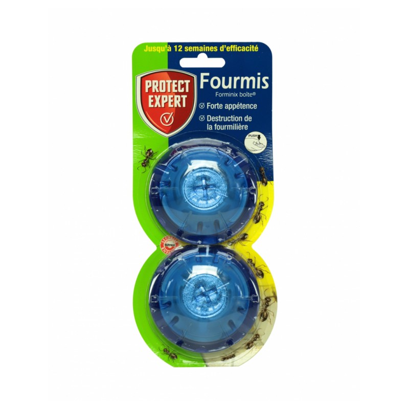 Anti-fourmis - 2 boîtes d'appâts - PROTECT EXPERT - Insectes rampants - DE-456856