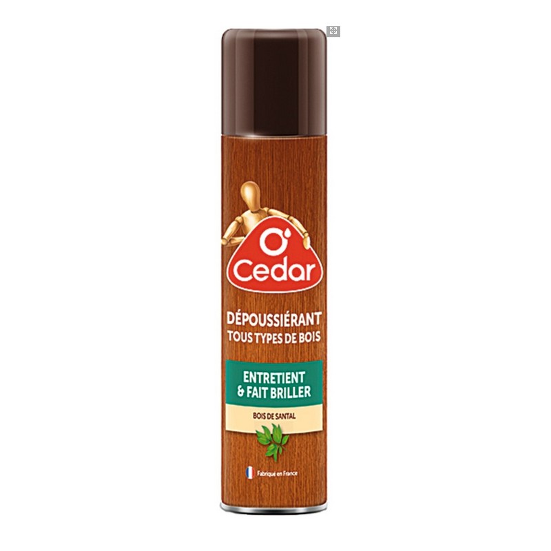 Dépousiérant tous types de bois - 300 ml - O'CÉDAR - Entretien du bois - BR-163107