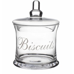 Bonbonnière à  biscuits - Verre - 19 cm - Conservation / Boite / Emballage - JJ115631