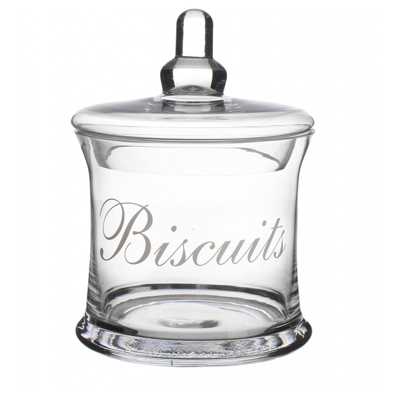 Bonbonnière à  biscuits - Verre - 19 cm - Conservation / Boite / Emballage - JJ115631