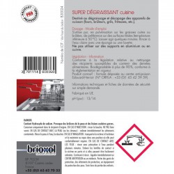 Super dégraissant cuisine - 5 Kg - BRIOXOL - Entretien de la cuisine - B30024