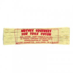Méches souffrées sur toile coton - 500 Grs - Accueil - BR-181544