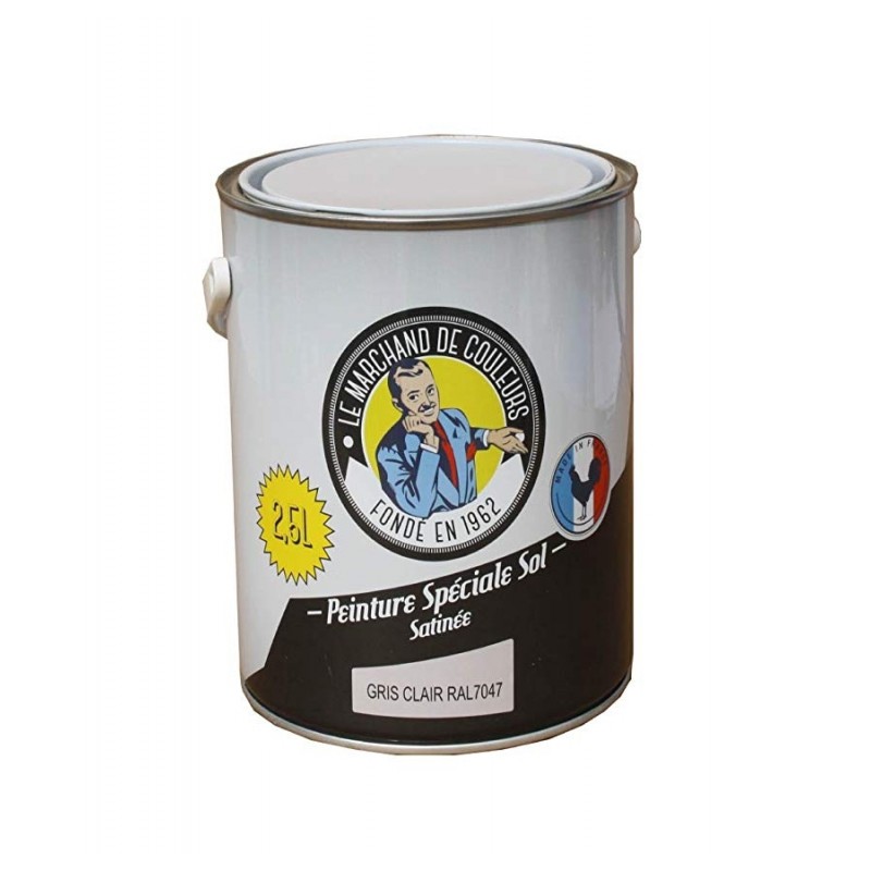 Peinture Spécial Sol - Satinée - Gris clair - 2.5 L - ONIP - Peintures - MC70202