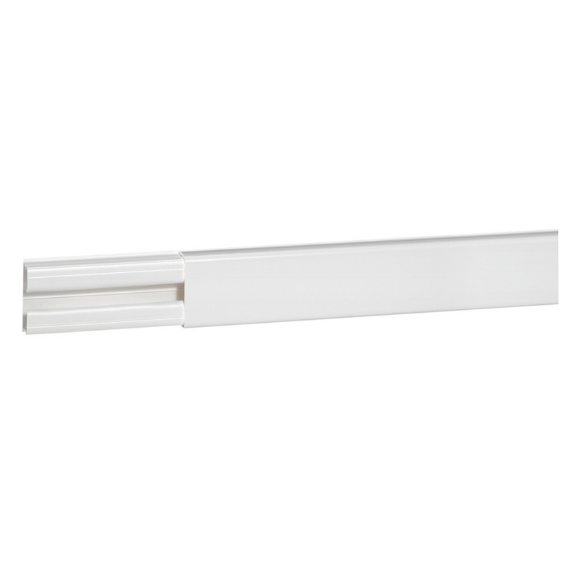 Moulure avec cloison - section 20 x 12,5 mm - Blanc - LEGRAND - Moulures et plinthes - BR-324324