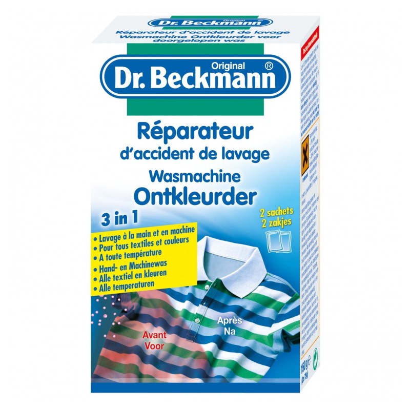 Réparateur d'accident de lavage - 3 en 1 - DR BECKMANN - Détachant pour textile - 423996D