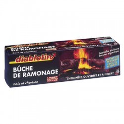 Bûche de ramonage- 1.25 Kg - DIABLOTIN - Cheminées / Poêles / Chauffage - BR-261336