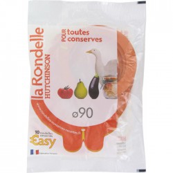 Rondelle universelle 2 nez pour conserves - Lot de 10 - HUTCHINSON - Bocaux / Fermetures - BR-302191