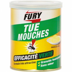 Tue mouches - Appât en granulés - Plus attractif - 400 Grs - FURY - Insectes volants - BR-317501