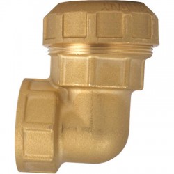 Coude 90° Femelle en laiton - ⌀ 25 mm - CAP VERT - Coudes mâle - femelle - BR-324258