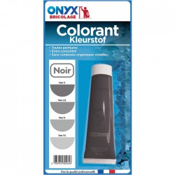 Colorant universel "Colortech" - Noir - 60 ml - ONYX - Colorants peinture - BR-399898