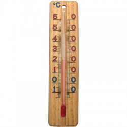 Thermomètre en bois - 137 x 30 mm - STIL - Bazar - BR-404975