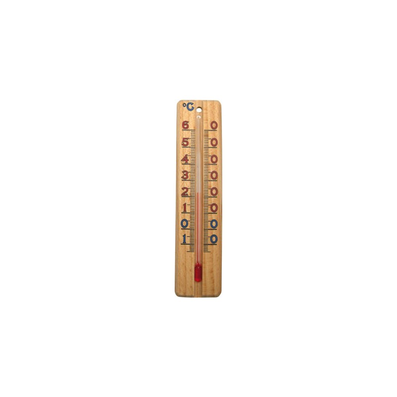 Thermomètre en bois - 137 x 30 mm - STIL - Bazar - BR-404975