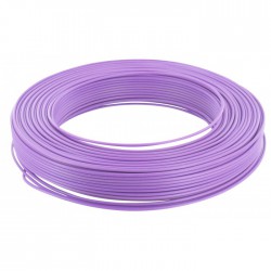 Câble d'installation H07V-U 1.5 mmÂ² - 100 M - Violet - ELECTRALINE - Fils et câbles électriques - BR-675652