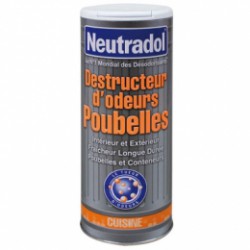 Destructeur d'odeur pour poubelle - Poudre 350 gr - NEUTRADOL - Désodorisant - BR-309500