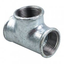 Té égal Femelle 130 en fonte galvanisée - 20 x 27 mm - CAP VERT - Accueil - BR-448490
