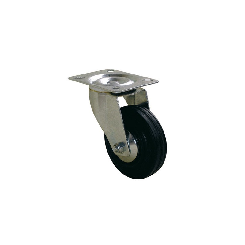 Roulette Port-roll Manutal pivotante - 68 x 50 mm - GUITEL - Accessoires de meuble - BR-454613