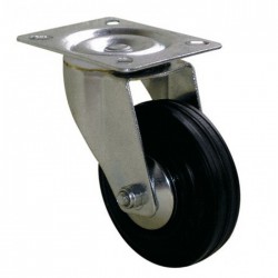 Roulette Port-roll Manutal pivotante - 107 x 80 mm - GUITEL - Accessoires de meuble - BR-454648