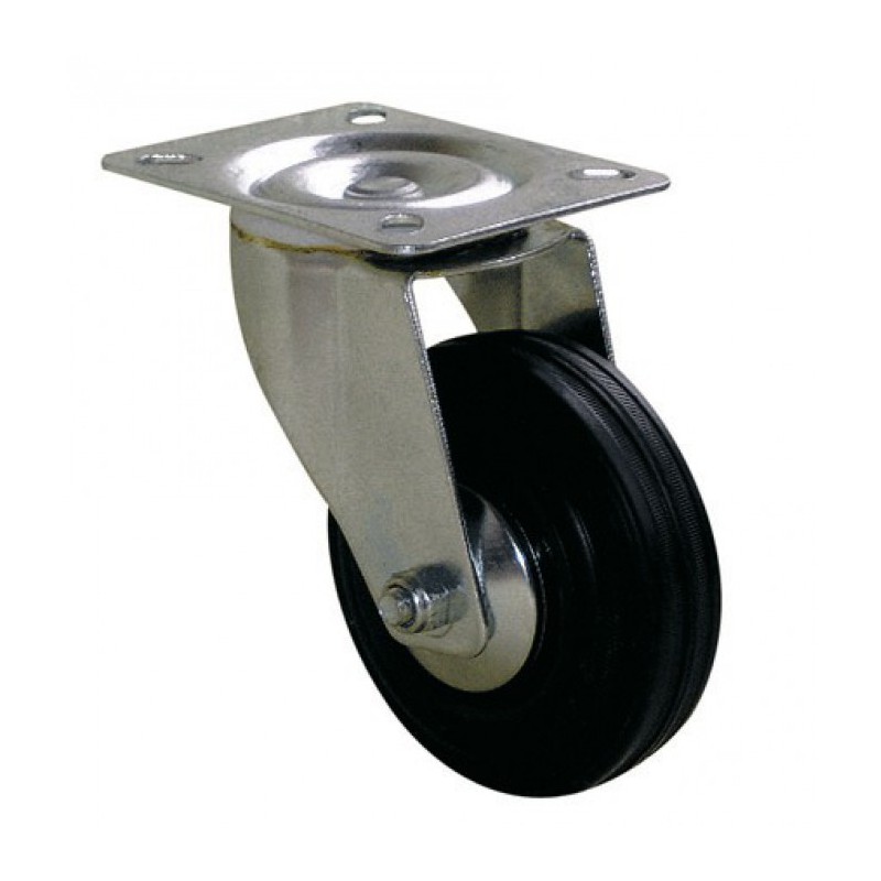 Roulette Port-roll Manutal pivotante - 107 x 80 mm - GUITEL - Accessoires de meuble - BR-454648