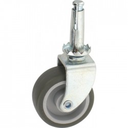 Roulette Drill à  douille à  bois pivotante - 54 x 42 mm - GUITEL - Accessoires de meuble - BR-454974