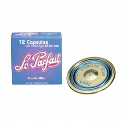 Capsule LE PARFAIT Familia Wiss - ⌀ 82 mm - Bleu - Boîte de 12 - Bocaux / Fermetures - BR-460576