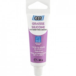 Graisse silicone - Lubrifiant robinetterie - Tube de 20 grs - GEB - Solvant / Graisse - BR-969102