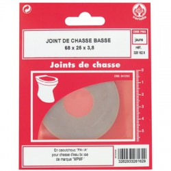 Joint en caoutchouc blanc pour chasse basse - 65 x 25 mm - GRIPP - Joints de chasse - BR-479659