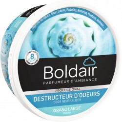 Destructeur d'odeur - Fraîcheur Marine - Gel solide 300 gr - BOLDAIR - Désodorisant - 316575