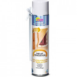 Mousse polyuréthane + gants - 750 ml - PVM - Solvant / Graisse - BR-822552