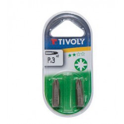 Embout de vissage Torsion pour vis Pozidriv N°3 - TIVOLY - Embout de vissage - BR-812504