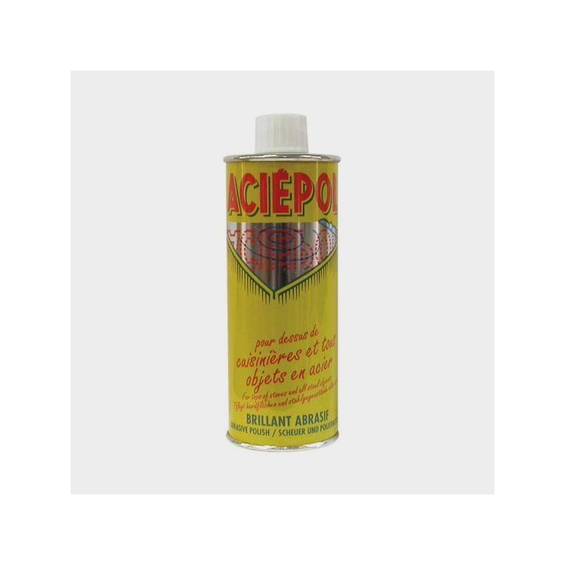 Nettoyant Acier - BLANC Entretien normal - 500 ml - ACIEPOL - Entretien des métaux - BR-207402 Nettoyant Acier - BLANC Entretien normal - 500 ml - ACIEPOL - Entretien des métaux - BR-207402