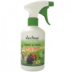 Antiparasitaire Tiques & Puces "Grands chiens" Bio - 500 ml - VERLINA - Hygiène et entretien animaux - 877266D