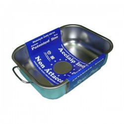 Plat à  four haut - 25 x 19 cm - inox - STEEL PAN - Accueil - DE-659326