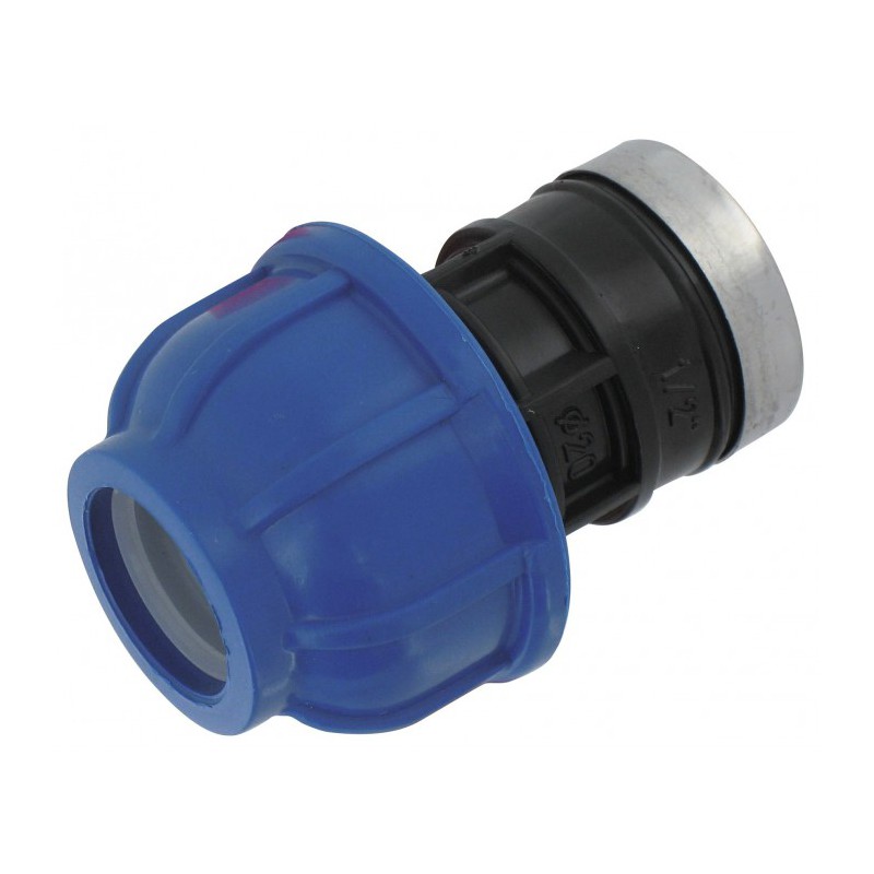 Raccord droit femelle - 20 mm - 15 x 21 mm - CAP VERT - Accueil - BR-021447