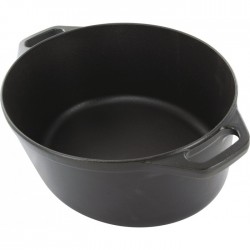 Daubière en fonte émaillée 33 cm noire Mijoteuse - INVICTA - Accueil - BR-035006