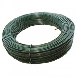 Fil de tension pour grillage - Acier galvanisé plastifié - Vert - 25 M x 2 mm - FILIAC - Fils d'attache grillage - BR-619965