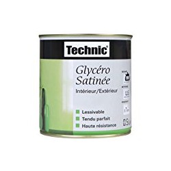 Laque gléro brillante - Blanc cassé - 0.5 L - TECHNIC - Peintures - DE-123679