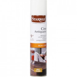 Cire Antiquaire Aerosol Bois Clair 300 ml - STARWAX - Entretien du bois - BR-492272