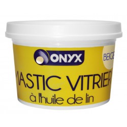 Mastic vitrier à  l'huile de lin - Beige - 1 Kg - ONYX - Mastic vitrier - DE-157024