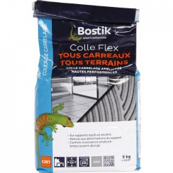 Colle tous carreaux / Sans poussière - Gris - 5 Kg - BOSTIK - Colle - BR-700182