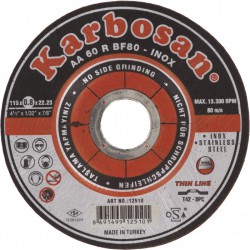 Disque à  tronçonner l'acier et l'inox - Karbosan - 115 mm - SCID - Disque - BR-763478