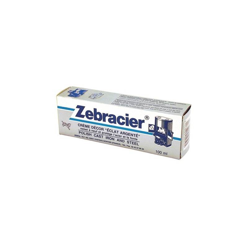 Zebracier pâte - Rénovation fonte / acier - 100 ml - Entretien des métaux - BR-177237