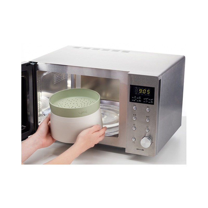 Cuiseur vapeur Micro-ondes - Quick Quinoa & Rice Cooker Express - LEKUE - Cuisson au micro-ondes - DE-328047