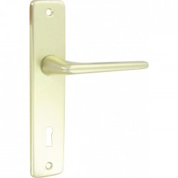 Poignée de porte - Gets aluminium - Champagne - cylindre165 - Poignée de porte / portail - BR-207120