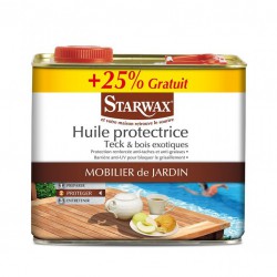 Huile protectrice pour bois exotiques - 2 L - STARWAX - Lasures et Vernis - DE-210393