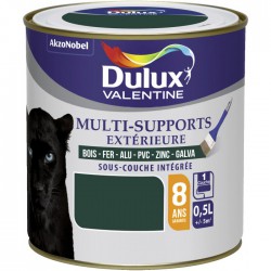 Peinture multi-supports extérieure - Satin - 0.5 L - Vert pays basque - DULUX VALENTINE - Peintures - DE-424535