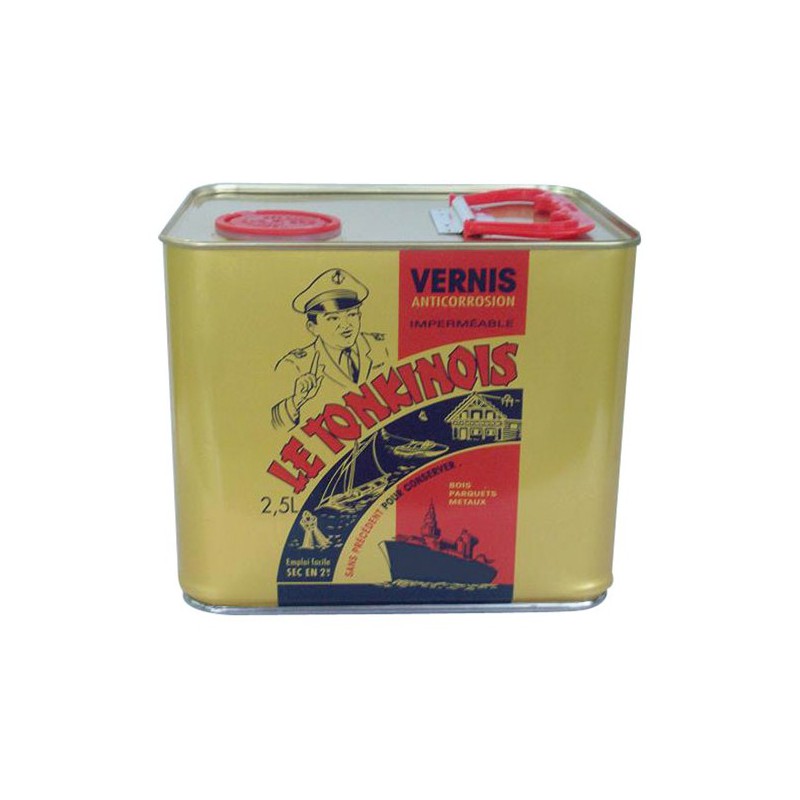 Vernis marin - 2.5L - LE TONKINOIS - Lasures et Vernis - DE-234641