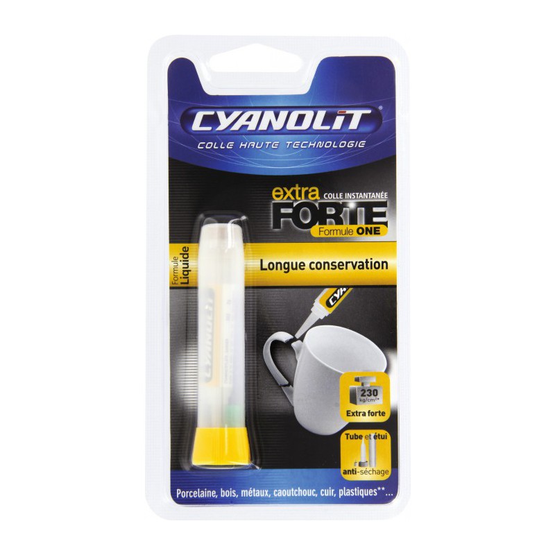 Cyanolit 33300007 Blister de colle longue conservation 2 g - Colle - BR-259012