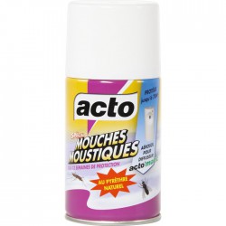 Recharge aérosol pour diffuseur électrique - mouches et moustiques - 250 ml - ACTO - Insectes volants - BR-304983