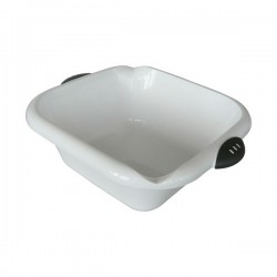 Cuvette carrée bimatière - 8 L - blanc - LAGUELLE - Bassine et seau - BR-312136